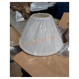 White lamp shade