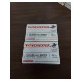 Winchester 5.56mm, 55 Grain, full metal jacket