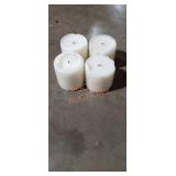 Candles-White. 4X one money