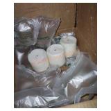 3-pack White Candles