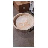 3R Studios Paulownia Wood Carved Decorative Tray