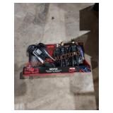 The Batman Batcycle and Figurines