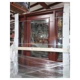 Feather river mahogany cherry door 12-36-12x80