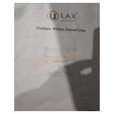 U Lax outdoor wicker swivel chair