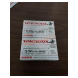 Winchester 5.56mm, 55 Grain, full metal jacket