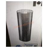 Duravent 18in double wall black pipe 6in