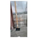 AMES: 48 in. Handle 8 in. x 8 in. Steel Tamper.