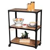 MIND READER Rolling Bar Cart