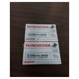 Winchester 5.56mm, 55 Grain, full metal jacket