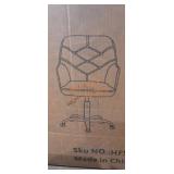 Miscellaneous Blue Cloth Rolling Swivel Office