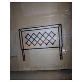 Queen-sized Diamond-tufted Fabric Headboard