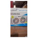 Comfort Zone Portable Twin Window Fan