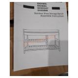 Bamboo shoe storage bench