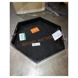 Kate and Laurel Black Decorative Tray