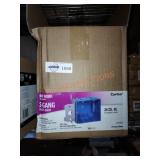 Steel City 34 Cu In 2 Gang Adjustable Box