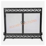 Hearth and home fireplace firescreen with doors