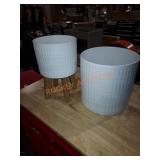 Flora Bunda 10IN and 8IN Ceramic Planters