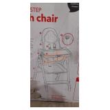 Skip*Hop Sit-to-Step High Chair Grey and White