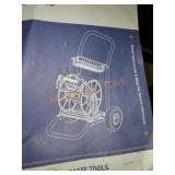 Giraffe tools sturdy metal hose reel cart