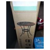 StyleWell 28" glass mosaic bistro table