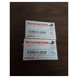 Winchester 5.56mm, 55 Grain, full metal jacket