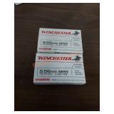 Winchester 5.56mm, 55 Grain, full metal jacket