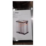 SoftStep 16 Gallon Stainless Steel Step Trash Can