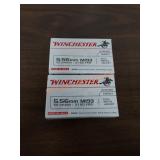 Winchester 5.56mm, 55 Grain, full metal jacket