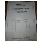 SimpliHome Writing Office Desk
