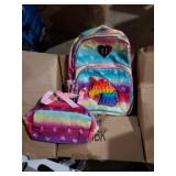 Unicorn backpack and carry bag set