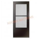 Emco 36" x 80" Triple Track Bronze Storm Door