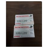 Winchester 5.56mm, 55 Grain, full metal jacket