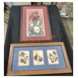 Floral Paintings Picture Frames Set of 2