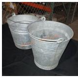 Galvanized bucket lot