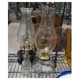 Oil lamp lot