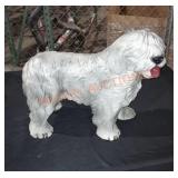 Large sheep dog statue