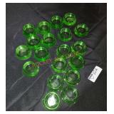 Hillas atlas uranium glass furniture slider