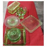 Uranium glass lot