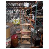 70" corner shelving unit