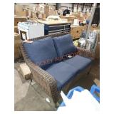 Wicker outdoor love seat