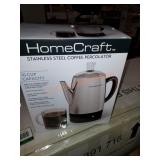 Homecraft stainless steel coffee percolator