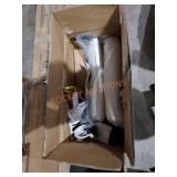 White and gold computer chair