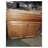 36" Wood Base Sink Cabinet