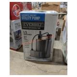 Everbilt Portable Water Removal Pump 27gal/min