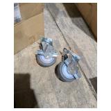 Everbilt 4" Medium Duty Swivel Plate Caster (Set