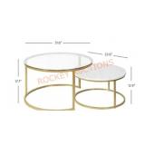 Nathan James Stella nesting coffee tables