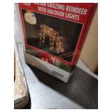 Alpine Rattan reindeer decor