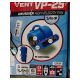 B-air vent VP-25 high velocity fan
