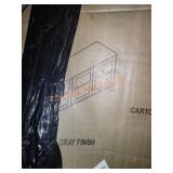 TV stand with glass doors