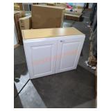 Wall Mount Kitchen Cabinet White 30"×23.5"×13"